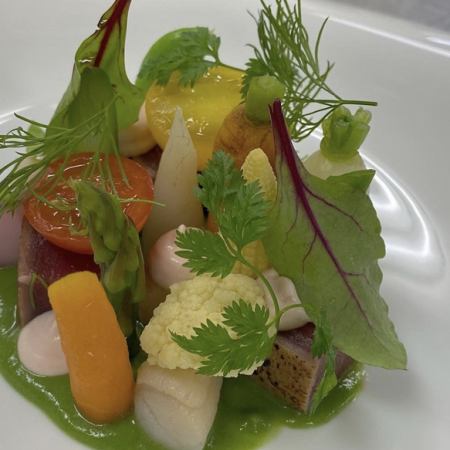 【シージョナリーコース】全国各地旬の食材とフランチ食材でおりなす全12品◆8580円(税込)