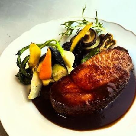 【ランチ】三元豚の厚切りロティ　カフェドパリソース　特製ポタージュとのセミコース