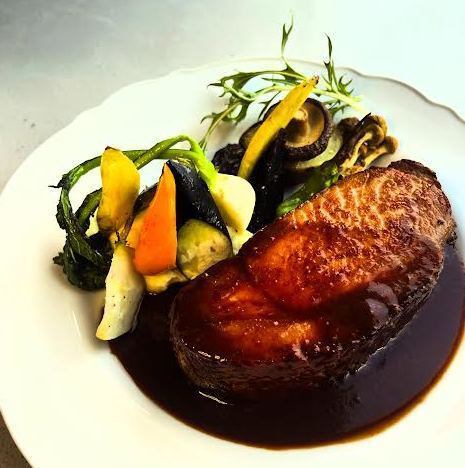 【ランチ】三元豚の厚切りロティ　カフェドパリソース　特製ポタージュとのセミコース