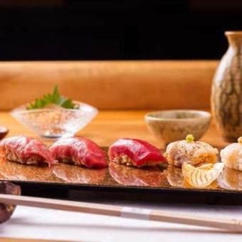 【桜(さくら) 鮨 会席11000円コース】※食べログ予約サイトから即予約ができます♪