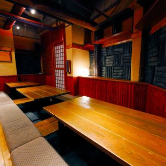 [Private room for 4 to 6 people] Perfect for a banquet with colleagues, a girls' night out, or a gathering with close friends.