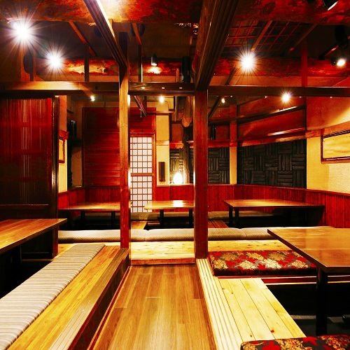 [All seats are private rooms with sunken kotatsu seats] Creating a space suitable for various uses