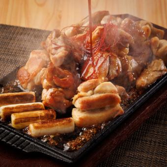 Iron plate yakitori