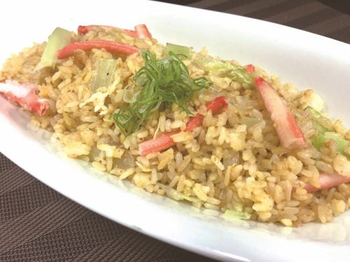 Crab lettuce fried rice