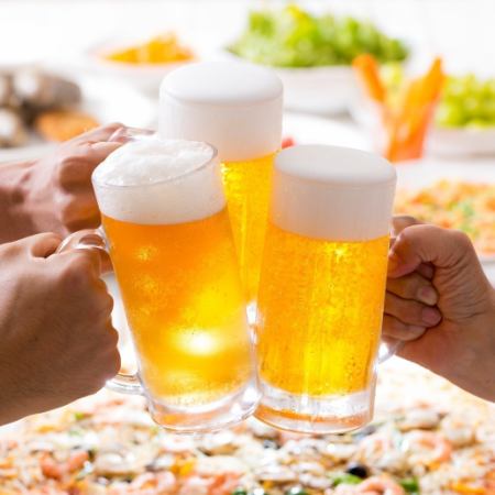 ★Only available from Sunday to Thursday [Light Drinking Party] Perfect for when you want to have a light drink◎■2 hours all-you-can-drink, 5 dishes, 3,000 yen