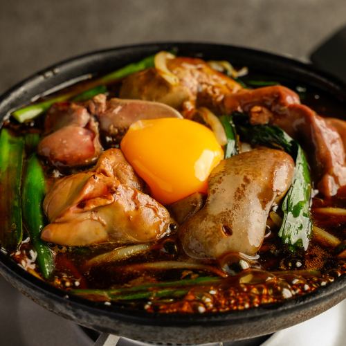 名物！レバにら鉄板焼き