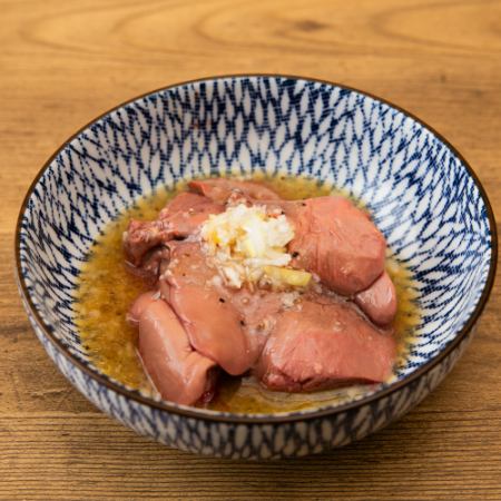 Extremely fatty white liver sashimi