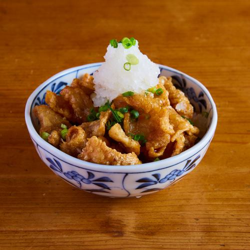 パリパリ鶏皮ぽん酢