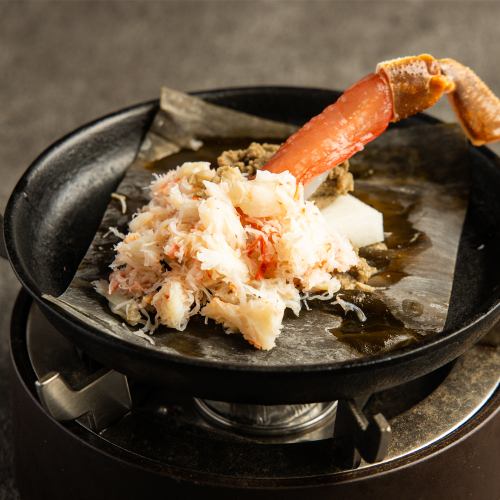 蟹味噌松前焼き