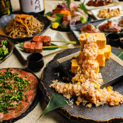 【グランドメニュー大幅リニューアル】飲み放題付コース3500円～◎旬の素材を取り入れた創作美食料理の数々