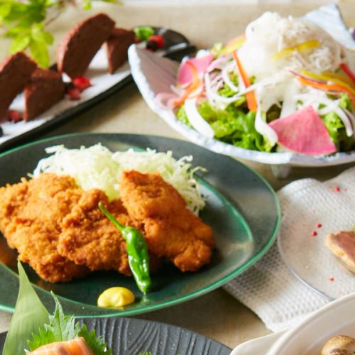 11・12月【舞】定番◎新潟名物タレかつや海老つみれ付宴会プラン■2時間飲み放題付7品4000円