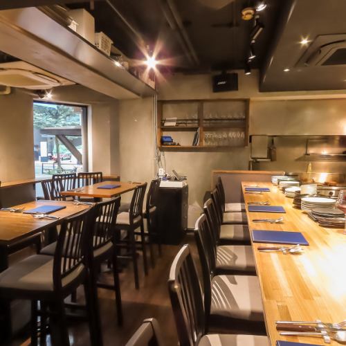 お洒落な空間でゆったりと