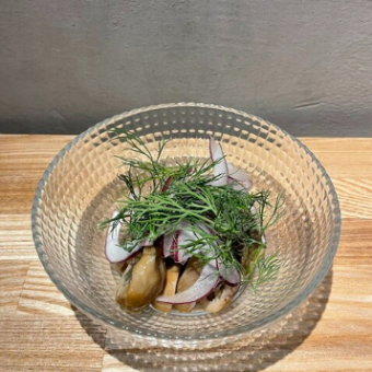 牡蠣のコンフィ