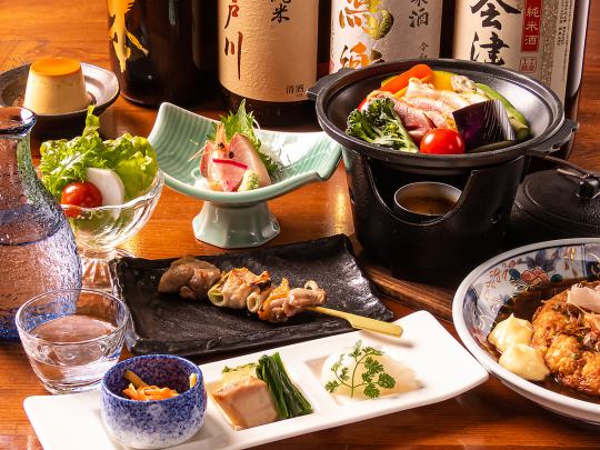 ★Hinaiya 休闲套餐(7 道菜品,2 小时无限畅饮,5,800 日元)