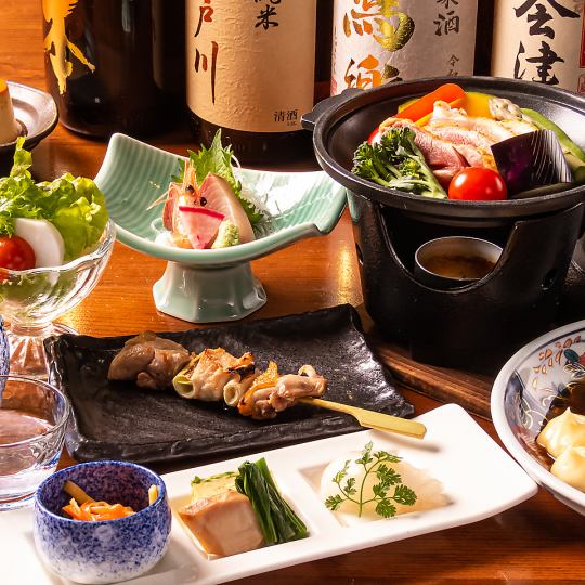 【1月6日以降のご予約】★比内やお気軽コース《2時間飲み放題付きお料理7品  5800円》