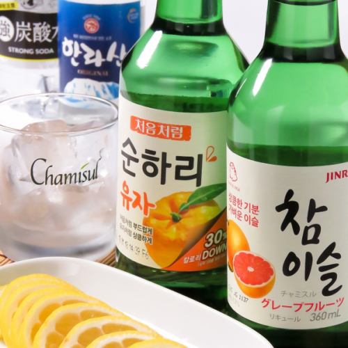 Korean liquor "Chamisul"
