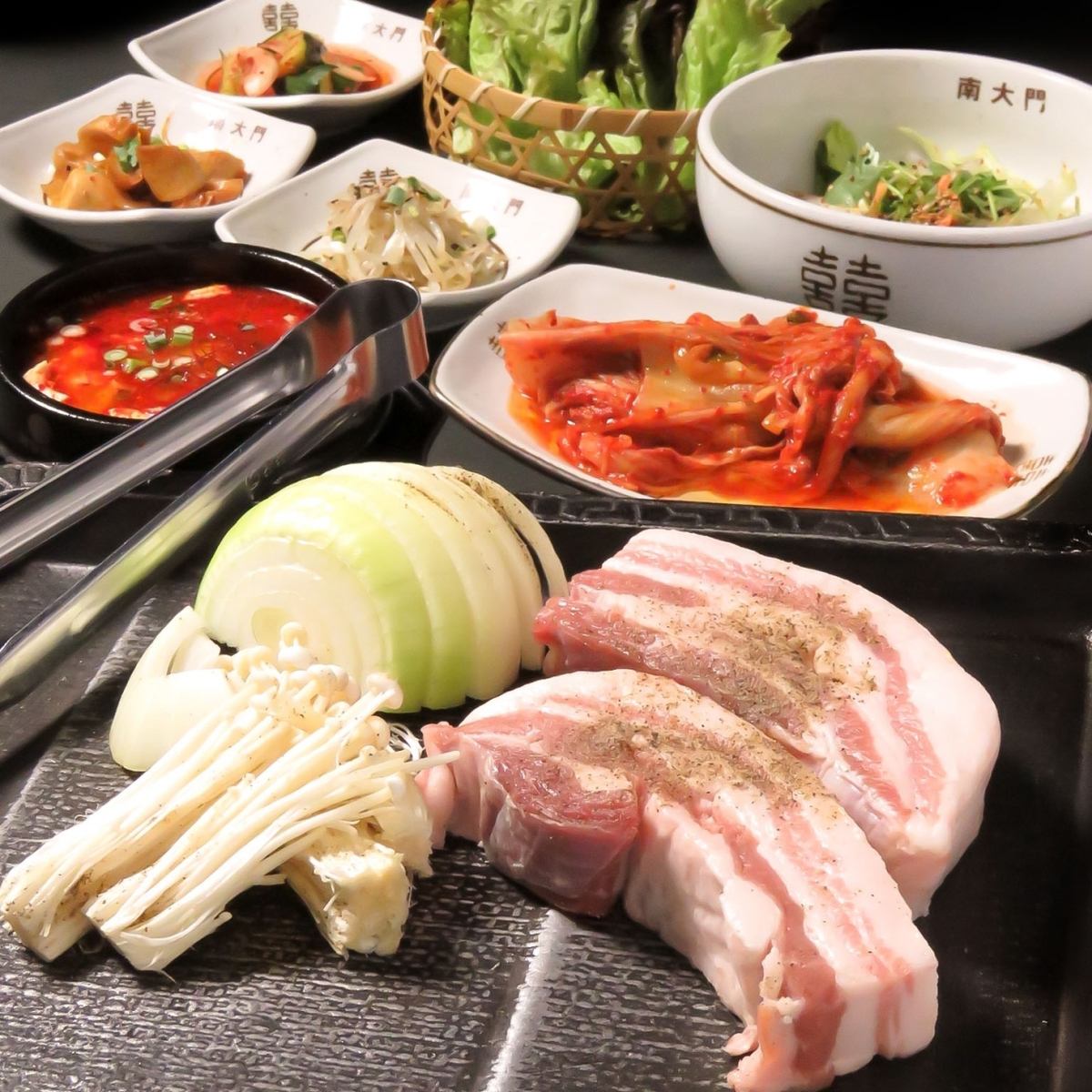 Full of flavor! Healthy and hearty samgyeopsal!