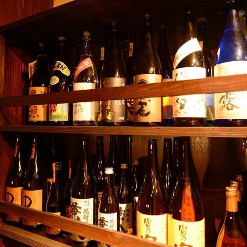 We are proud of not only local sake but also authentic shochu.