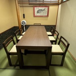 【C座敷テーブル席】 2名様から8名様ご利用可能※4名様より個室利用可能です。