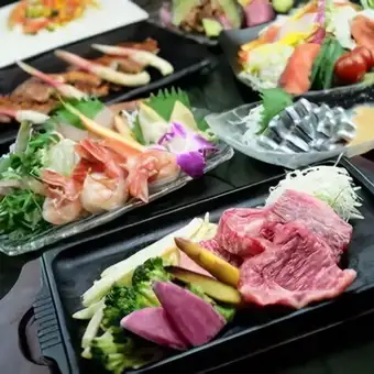 【鹿児島コース】薩摩の誇り！鹿児島サーロインステーキ等堪能＜3時間飲み放 題付き＞4980円