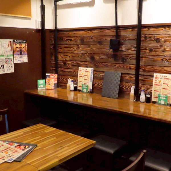カウンター席の2か所ご用意☆おひとり様でおお気軽にご利用いただけます。仕事帰りのサク飲みや、食事としての利用も可能です！新鮮な鮪をはじめとした、鮮度にこだわったお料理をご用意しております！お気軽にお立ち寄りください☆静岡/居酒屋/鮪/海鮮/飲み放題/食事/貸し切り/宴会