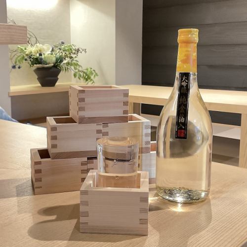 升で楽しむ贅沢な一杯！厳選の日本酒と焼酎◎
