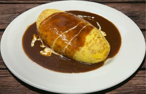 Omelette rice classic style