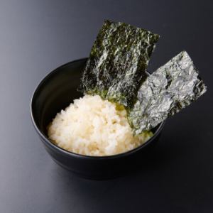 白ごはんと韓国海苔