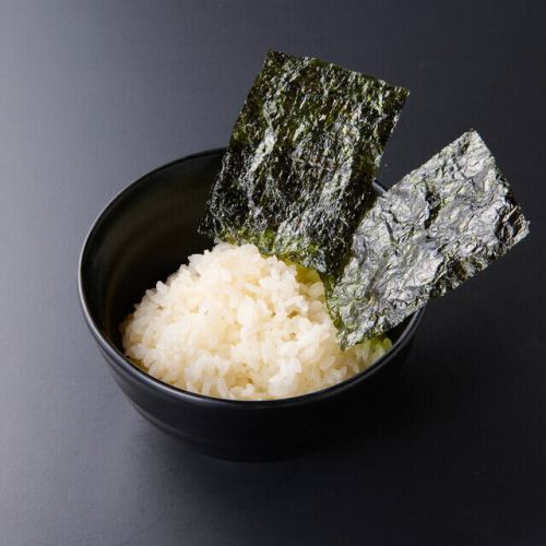 白ごはんと韓国海苔