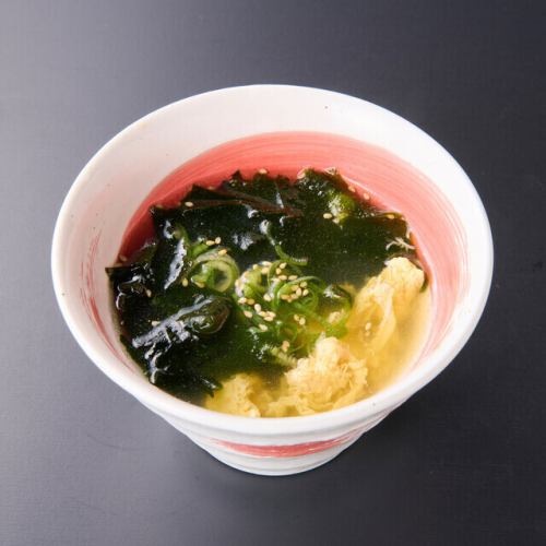 スープ(卵/わかたま)