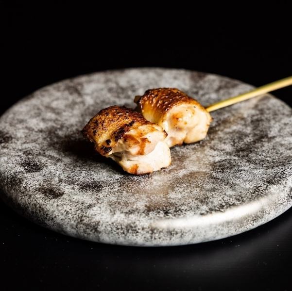 We offer specially made charcoal grilled yakitori.