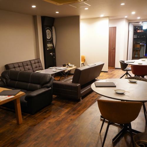 居心地がよく、ゆったりとした空間でお食事を