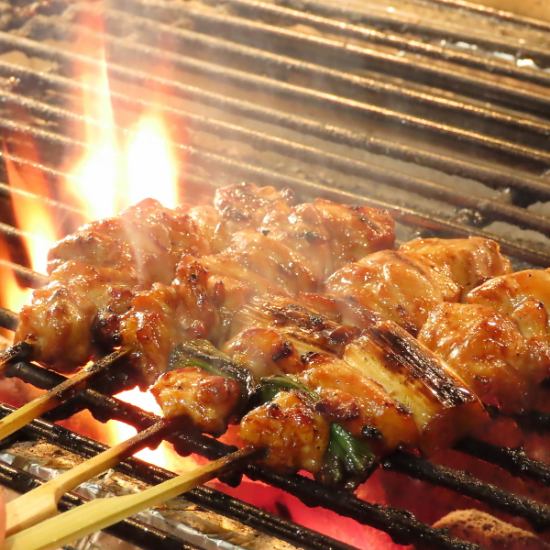 新鮮若鶏ももタタキ・焼き鳥・つくねなど名物コース4000円～☆