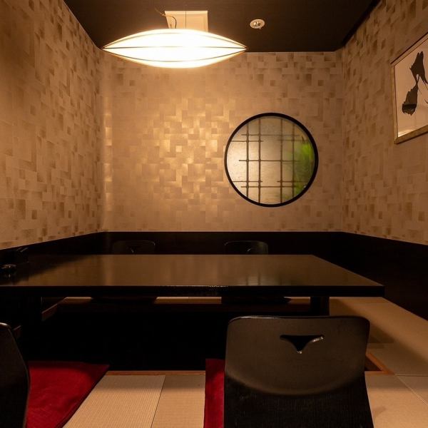 [Private room with sunken kotatsu table] You can spend your time relaxing in the sunken kotatsu table.Each room can accommodate 6 to 12 people, and can be connected for banquets up to 24 people.