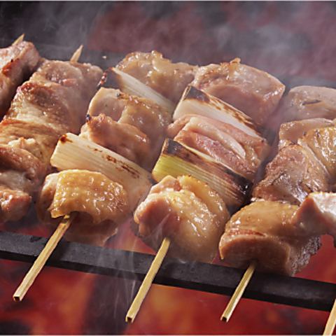 The yakitori, grilled with love, is also a classic recommendation!