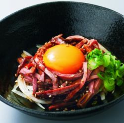[Low-temperature cooked] Beef tongue yukhoe
