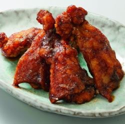 Take a big bite of chicken