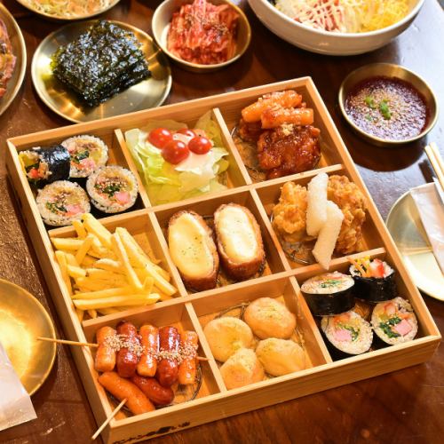 Many popular Korean dishes