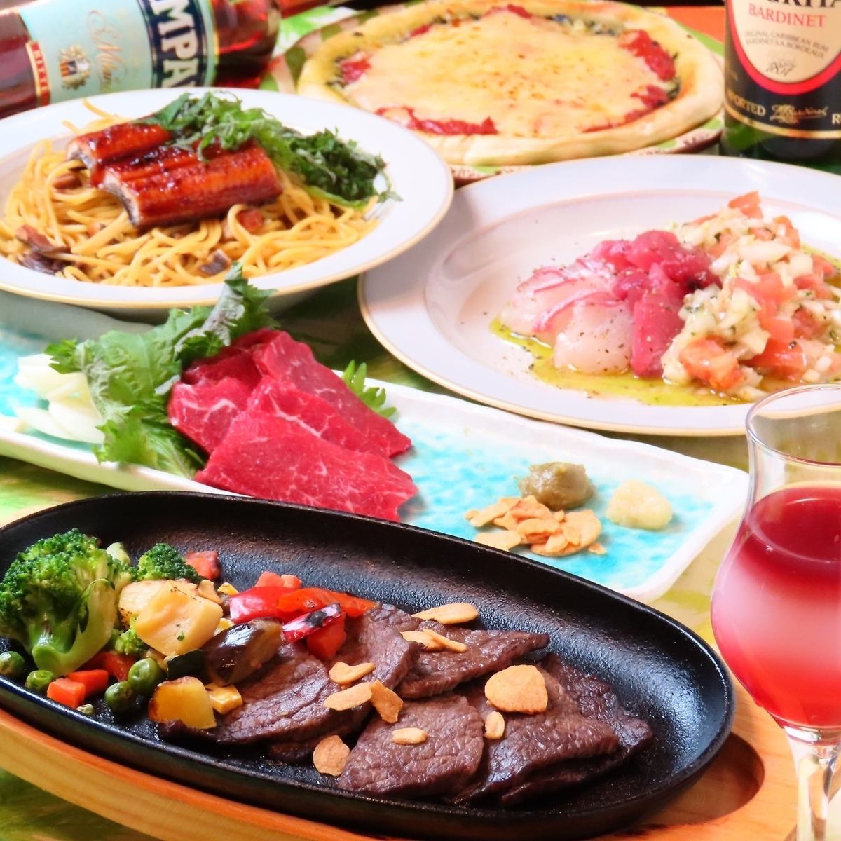 豪華宴会コースあり!熊本では数少ないハワイアンダイニング!飲み放題は300種類!