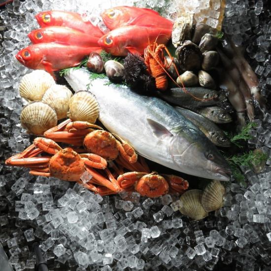 Enjoy fresh seafood delivered directly from Kanazawa ◎For entertaining/banquets