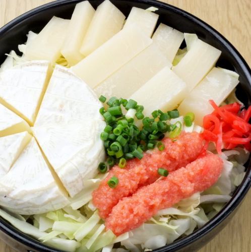 [A little extravagant♪] Everyone loves Camembert Mochi Mentaiko Monja