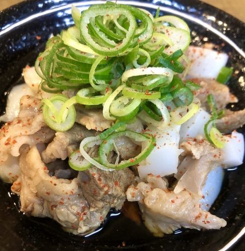 米沢牛すじこんにゃくポン酢