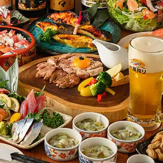 【極上コース】生ビール等2時間飲み放題付！鮮魚四種盛りや黒毛和牛など豪華食材を堪能できる