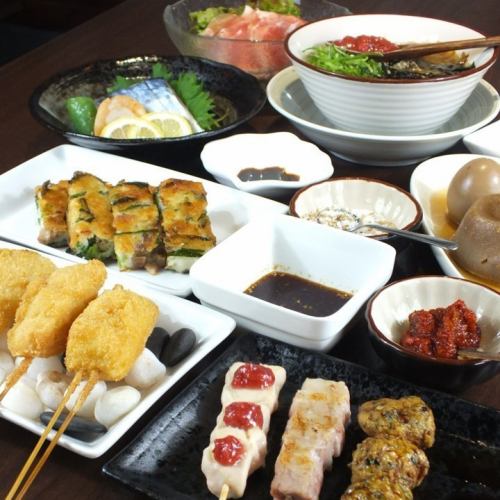 8道菜的套餐3,289日元！非常满足的套餐♪