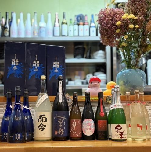 店主精心挑选的各种清酒!