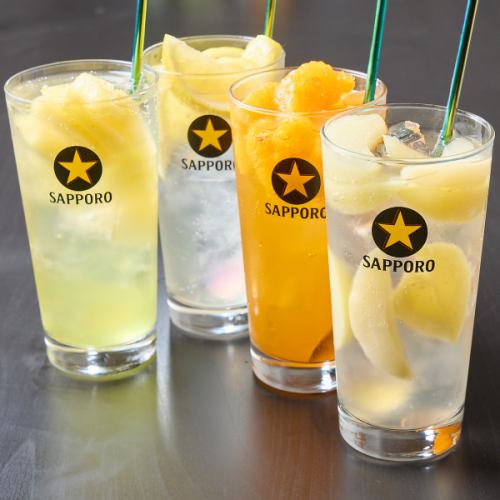 50種類以上のドリンク