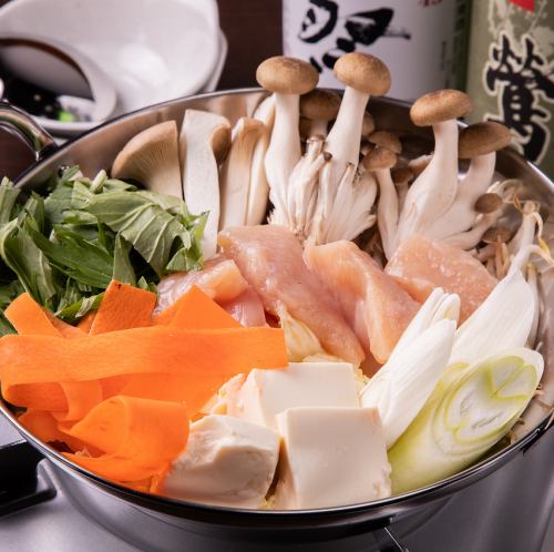 カボスポン酢で食べる水炊き鍋