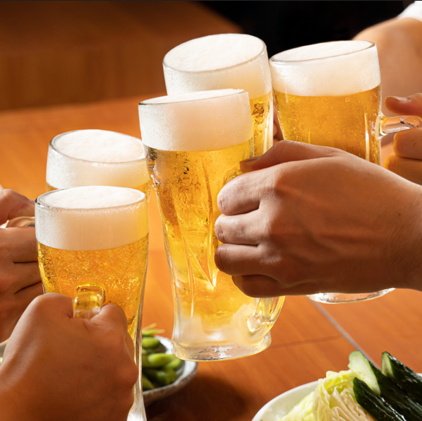 生ビール付コース！デザート付き◎歓迎会、会社宴会、女子会に♪