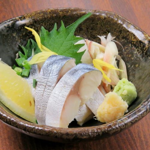 Homemade marinated mackerel