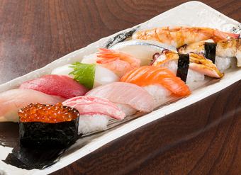 [Weekday lunch] Omakase sushi lunch ⇒ 2300 yen